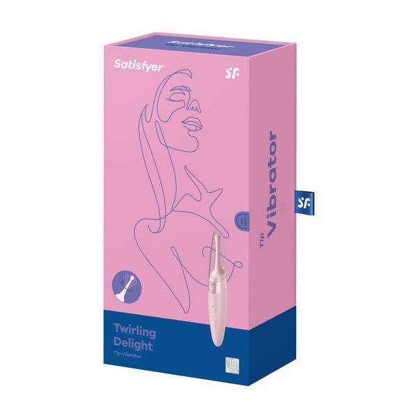 Стимулятор для клитора Satisfyer Twirling Delight, 16 см (розовый) 130920 фото