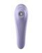 Вибратор с вакуумным стимулятором клитора Satisfyer Dual Pleasure (сиреневый) 21020 фото 2