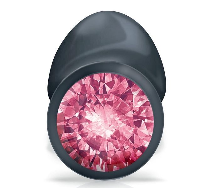 Анальная пробка с кристаллом Dorcel Geisha Plug Ruby M, 8 см (розовый) 25674 фото