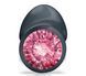 Анальная пробка с кристаллом Dorcel Geisha Plug Ruby M, 8 см (розовый) 25674 фото 3