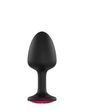 Анальная пробка с кристаллом Dorcel Geisha Plug Ruby M, 8 см (розовый) 25674 фото