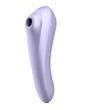 Вибратор с вакуумным стимулятором клитора Satisfyer Dual Pleasure (сиреневый) 21020 фото
