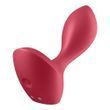 Анальная пробка с вибрацией Satisfyer Backdoor, 11,5 см (красный)
