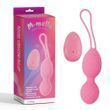Вагінальні кульки M-Mello Ridged Vibrating Bullet, 19 см (рожевий)