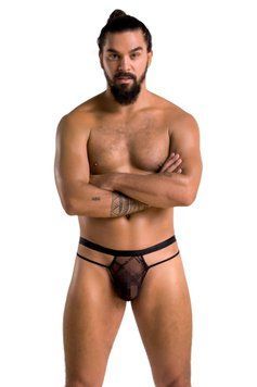 Сексуальные мужские стринги Passion 029 THONG COLLIN, L/XL (черный) 31948 фото