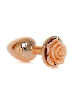 Анальна пробка B - Series HeavyFun Plug-Jewellery Red Gold, 7 см (персиковий) 50449 фото