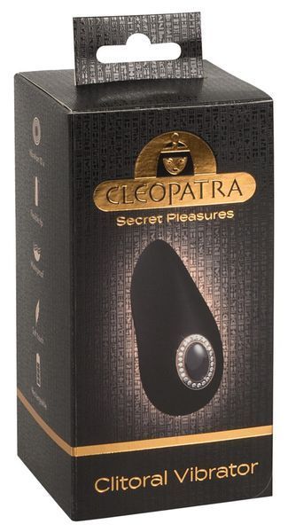 Вибратор для клитора Cleopatra Clitoral Vibrator, 9.5 см (черный) 10537 фото