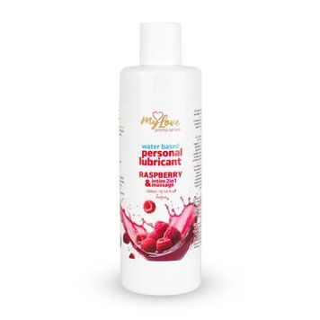Лубрикант MyLove Aroma Series Intim&Massage 2in1 Raspberry, 300 мл 253208 фото