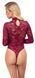 Боди Cottelli Collection Lace, M (бордовый) 62394 фото 3