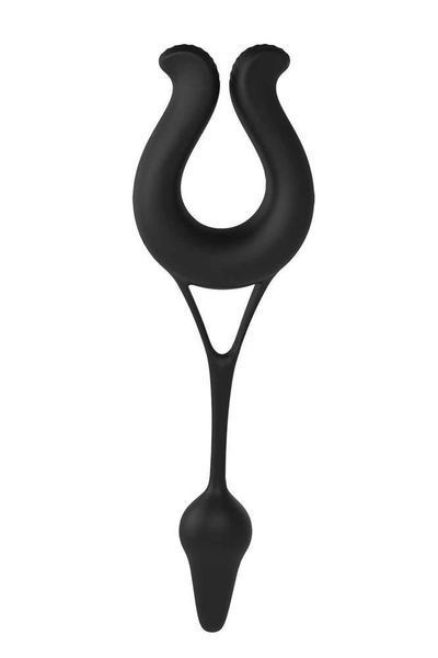 Вібратор Dream Toys Rings of Love Remote Multi Teaser, 23 см (чорний) 11043_EU фото