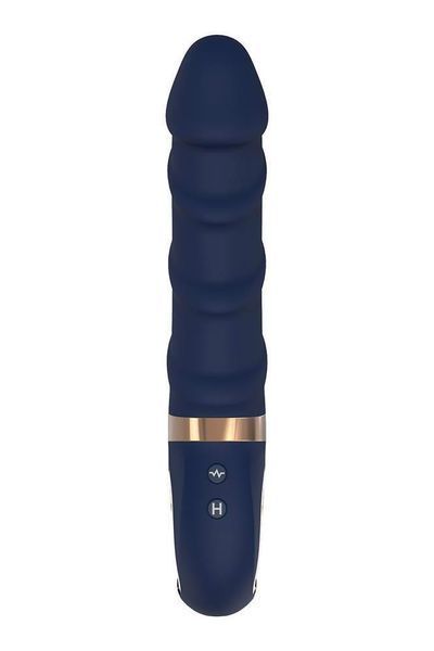 Реалістичний вібратор DreamToys Goddess Belenos, 23 см (синій) 31240 фото