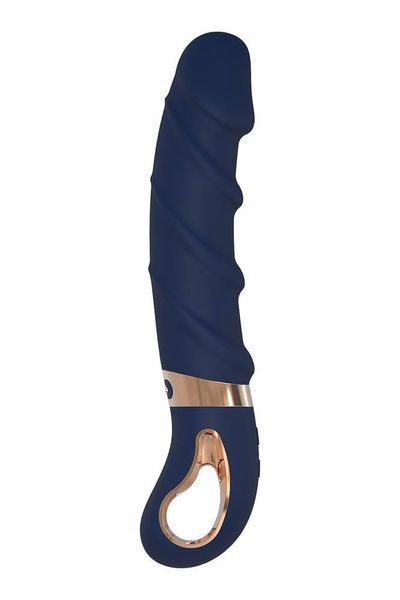 Реалістичний вібратор DreamToys Goddess Belenos, 23 см (синій) 31240 фото