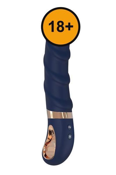 Реалістичний вібратор DreamToys Goddess Belenos, 23 см (синій) 31240 фото