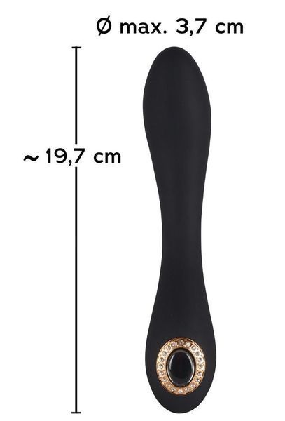 Вібратор для точки G Cleaopatra G-Spot, 19,7 см (чорний) 21076 фото