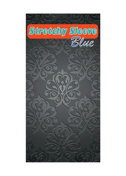 Насадка на пенис Boss Series Stretchy Sleeve, 7 см (голубой) 46766_EU фото