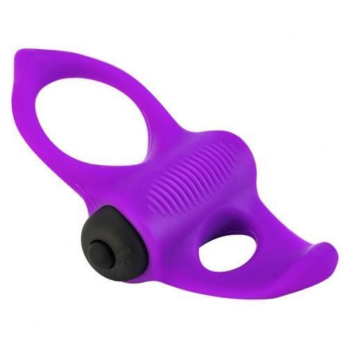 Ерекційне віброкільце Adrien Lastic Lingus Max, 9.5 см (фіолетовий) 13230 фото