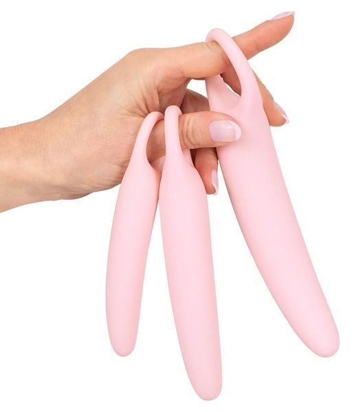 Набір фалоімітаторів Sweet Smile Vaginal Trainers, 3 шт (рожевий) 24886 фото