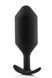 Анальна пробка B-Vibe Snug Plug 6, 16 см (чорний) 104338 фото 4