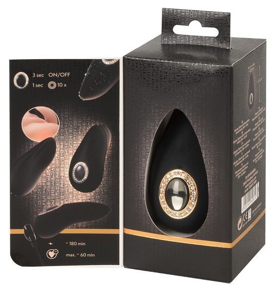 Вибратор для клитора Cleopatra Clitoral Vibrator, 9.5 см (черный) 10537 фото