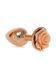Анальная пробка B - Series HeavyFun Plug-Jewellery Red Gold, 7 см (персиковый) 50449 фото 1