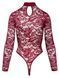 Боди Cottelli Collection Lace, M (бордовый) 62394 фото 5