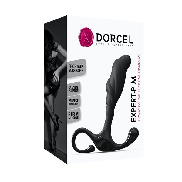 Массажер простаты Dorcel Expert P M, 11 см (черный) 12883 фото