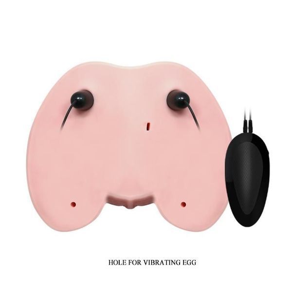 Реалистичный мастурбатор Baile Crazy Bull Realistic Vagina and Ass (телесный) 18066 фото