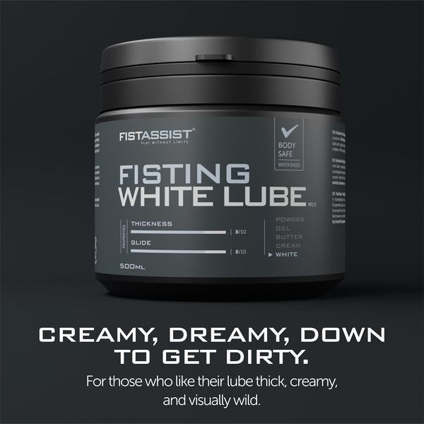 Смазка для фистинга Fist Assist Fisting White Lube, 500 мл 224324 фото