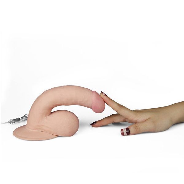 Вібратор Lovetoy The Ultra Soft Dude 7.5", 18 см (тілесний) 43888 фото