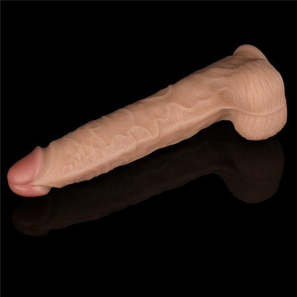 Вібратор Lovetoy Power Basics Cock 11'', 28.3 см (тілесний) 212280 фото