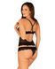 Комплект белья Obsessive Ivannes, L/XL (черный) 27866 фото 2