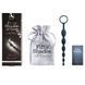 Анальний ланцюжок Fifty Shades of Grey Silicone Anal Beads, 25,4 см (чорний) 40242 фото 4