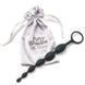 Анальний ланцюжок Fifty Shades of Grey Silicone Anal Beads, 25,4 см (чорний) 40242 фото 3