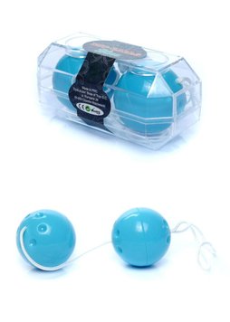 Вагінальні кульки Boss Series Duo Balls, 21 см (блакитний) 10116 фото