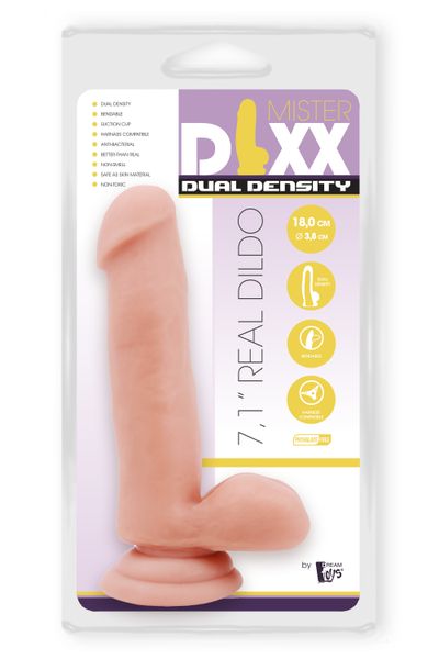 Фалоімітатор DreamToys Mr.Dixx, 18 см (тілесний) 11704 фото