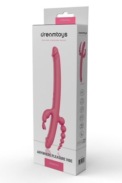 Вібратор Essentials Anywhere Pleasure Vibe, 40 см (рожевий) 54814 фото