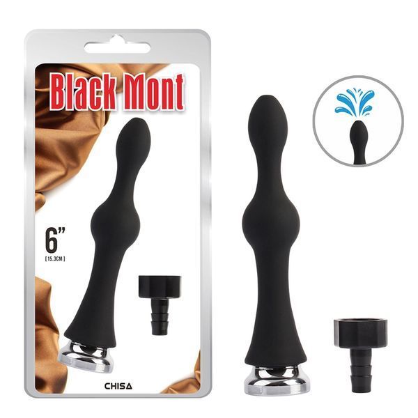 Анальний душ Black Mont Teasing Enema 6 (чорний) 54410 фото