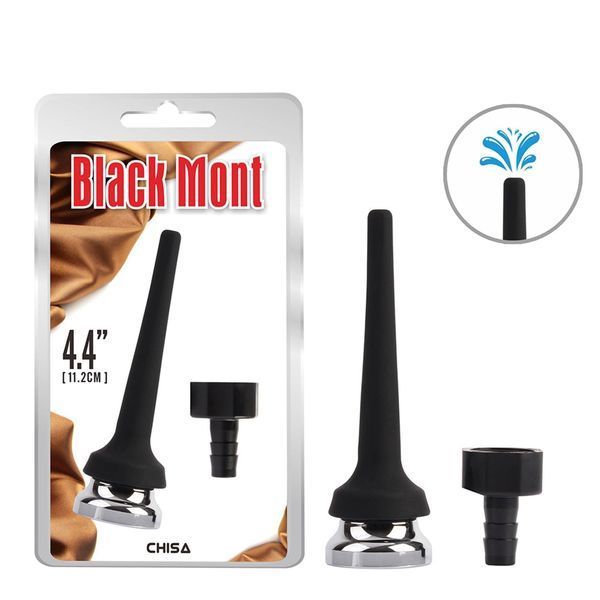 Анальный душ Black Mont Tapered Enema Attachment (черный) 54412 фото