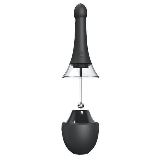 Автоматичний анальний душ з вібрацією Dorcel Douche Mate Pro, 200 мл (чорний) 36314 фото