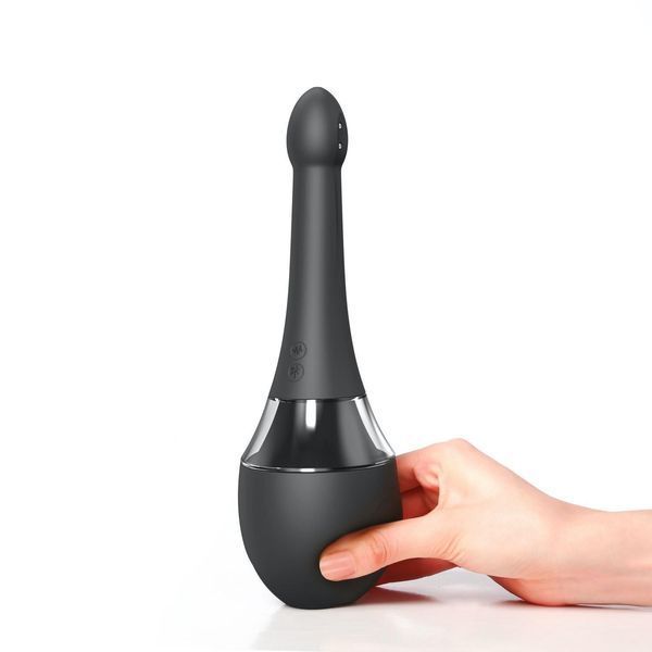 Автоматичний анальний душ з вібрацією Dorcel Douche Mate Pro, 200 мл (чорний) 36314 фото