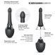 Автоматичний анальний душ з вібрацією Dorcel Douche Mate Pro, 200 мл (чорний) 36314 фото 6