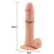 Фаллоимитатор с присоской LoveToy The Ultra Soft Dude Flesh, 22 см (телесный) 14175 фото 6