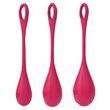 Набір вагінальних кульок Satisfyer Yoni Power 1, 3 шт (червоний) 24588 фото