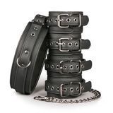 BDSM набор для бондажа EasyToys (черный) 86676 фото
