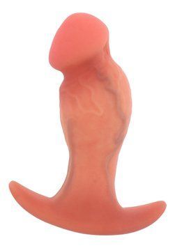 Анальна пробка Hidden Desire Realistic Buttplug, 10 см (тілесний) 229198 фото
