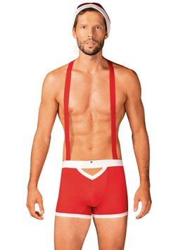 Костюм Санты Obsessive Mr Claus Set, L/XL (красный) 46844 фото