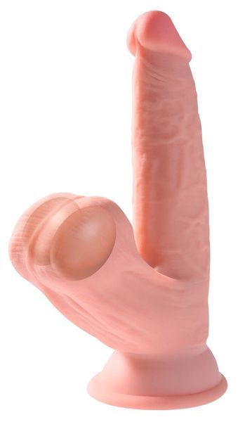 Фаллоимитатор King Cock Plus TDC With 6", 19.5 см (телесный) 55056 фото