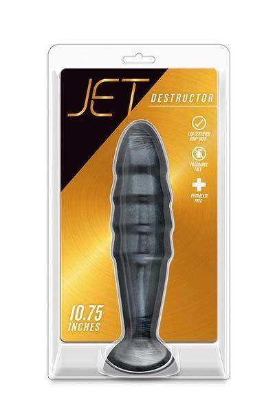 Анальна пробка Jet Destructor, 27.3 см (чорний) 79054 фото