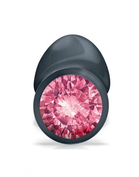 Анальная пробка со смещенным центром тяжести и кристаллом Dorcel Geisha Plug, 11 см (черный) 25680 фото