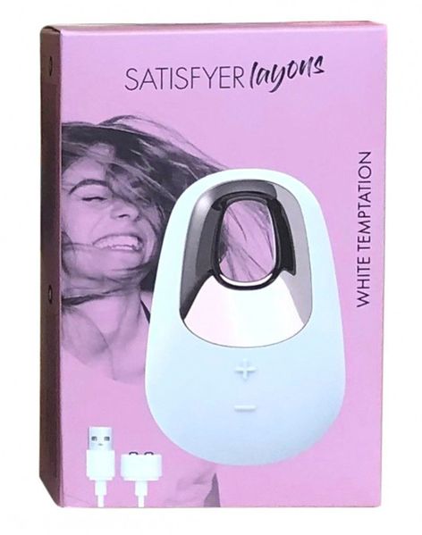 Вибратор для клитора Satisfyer White Temptation, 9,2 см (белый) 19249 фото